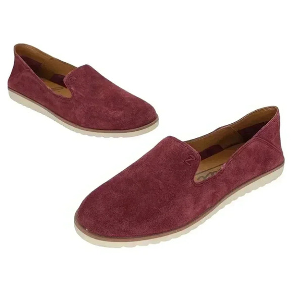 Zodiac Kit Wine Leather Slip On Womens Loafers Size 6.5M - Picture 9 of 12